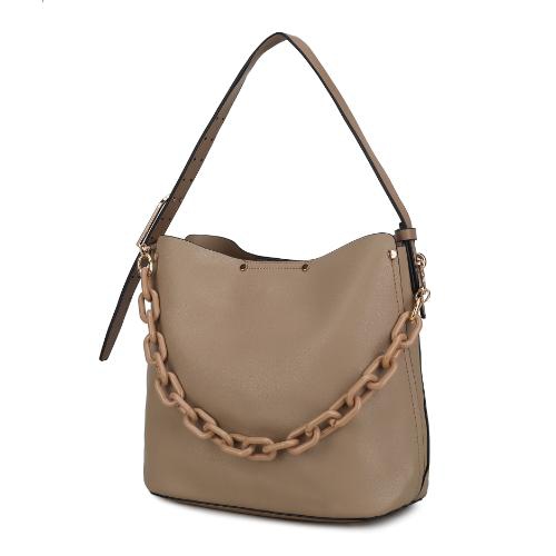 MKF Collection Chelsea Vegan Leather Hobo Bag by Mia K