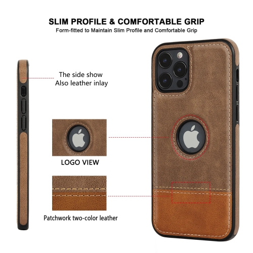 Unique Design Luxury Leather Business Phone Case for iPhone 13 PRO, Anti-Slip Scratch Resistant Ultra Slim Protective Case-FREE SHIPPING