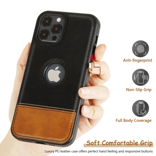 Étui professionnel en cuir de luxe de conception unique pour iPhone 13 antidérapant résistant aux égratignures Étui protecteur ultramince EXPÉDITION