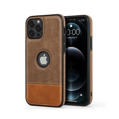 Image 1 of 6.. Unique Design Luxury Leather Business Phone Case for iPhone 13 Anti-Slip Scratch Resistant Ultra Slim Protective Case-FREE SHIPPING