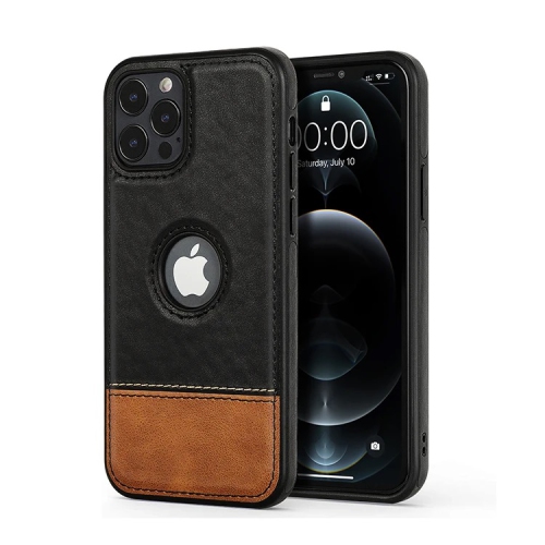 Étui professionnel en cuir de luxe de conception unique pour iPhone 13 PRO MAX, EXPÉDITION ultra-mince, antidérapante ET résistante aux égratignures,