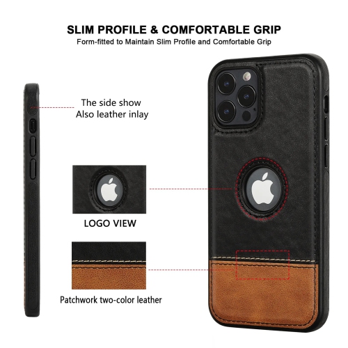 Étui professionnel en cuir de luxe de conception unique pour iPhone 13 PRO MAX, EXPÉDITION ultra-mince, antidérapante ET résistante aux égratignures,