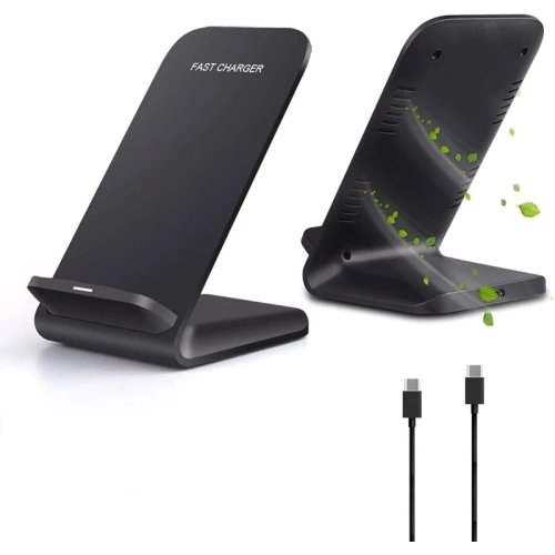 Tapis de chargement sans fil de 20&nbsp;W - Station de recharge rapide par induction pour iPhone 17, 16, 15, 14, 13 12, 11 Pro, LG, Samsung, Motorola