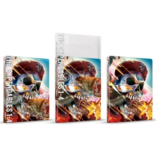 Expendables 1-4 Collection [Steelbook] (4K Ultra HD + Blu-Ray + Digital Copy)