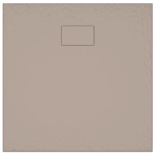 vidaXL Shower Base Tray SMC Brown 90x80 cm