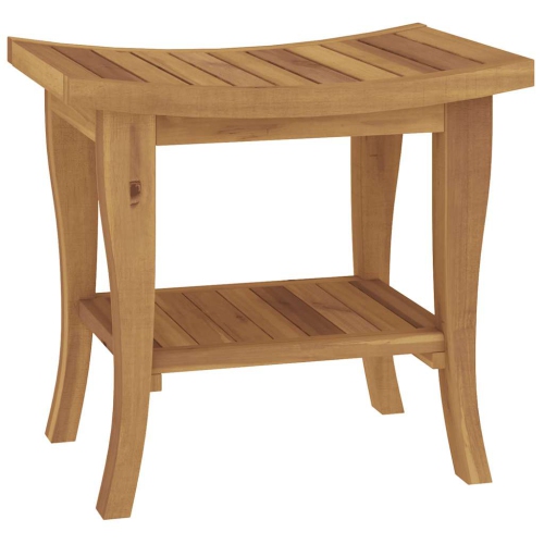 vidaXL Bathroom Side Table 50x35x45 cm Solid Wood Teak