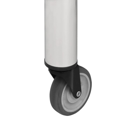 vidaXL Kitchen Work Table with Wheels 80x45x85 cm Stainless Steel