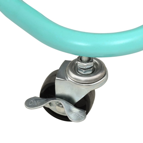 vidaXL 3-Tier Kitchen Trolley Turquoise 42x35x85 cm Iron and ABS