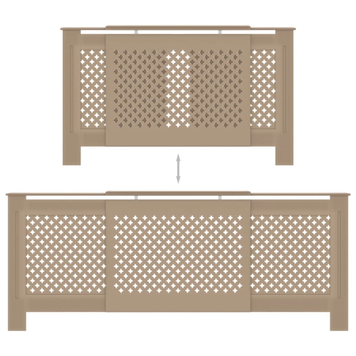 vidaXL MDF Radiator Cover 205 cm
