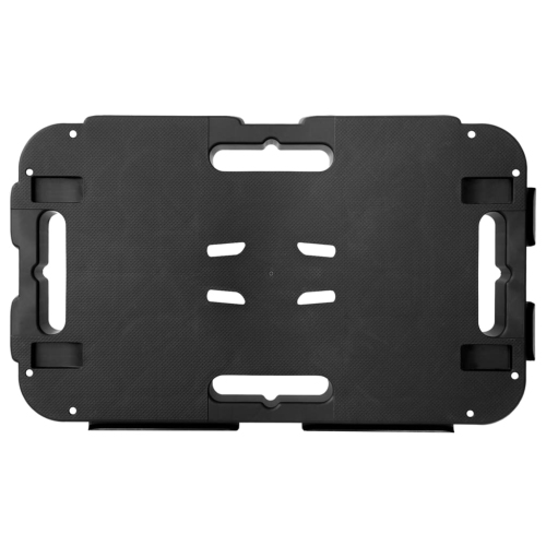 vidaXL Transport Trolley Black Polypropylene 300 kg