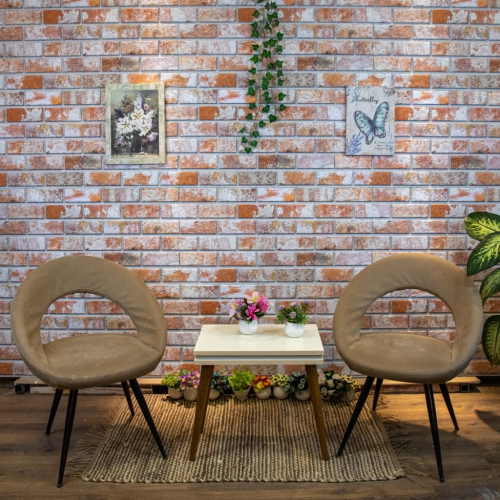 VIDAXL  3D Wall Panels With Red Brick Design 10 PCs Eps