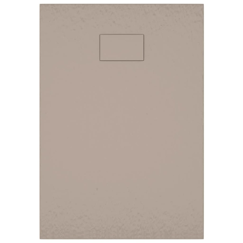 vidaXL Shower Base Tray SMC Brown 100x70 cm