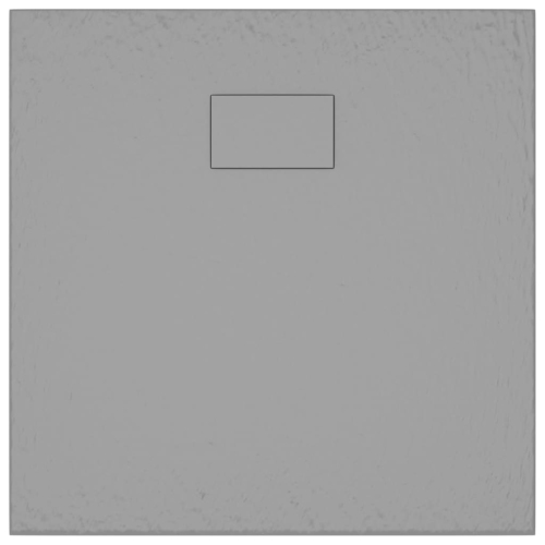 vidaXL Shower Base Tray SMC Grey 90x90 cm
