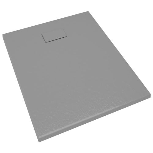 vidaXL Shower Base Tray SMC Grey 100x80 cm