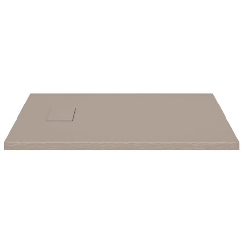vidaXL Shower Base Tray SMC Brown 90x70 cm
