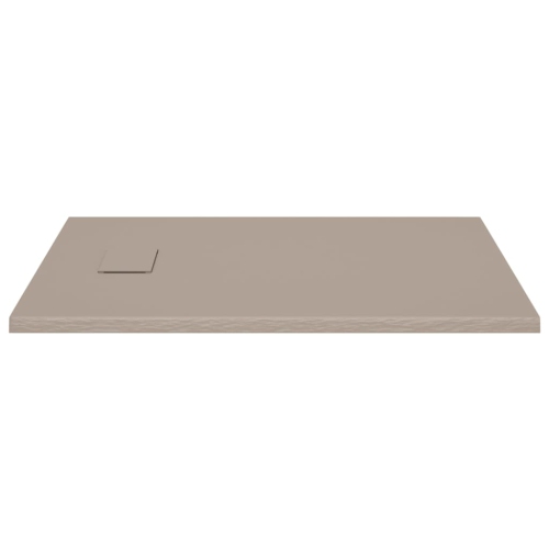 vidaXL Shower Base Tray SMC Brown 100x80 cm