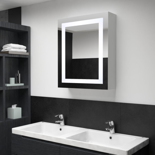 VIDAXL  Led Bathroom Mirror Cabinet 50X13X70 Cm