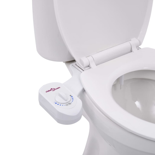 vidaXL Bidet Toilet Seat Attachment Single Nozzle