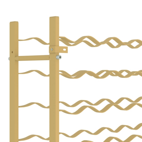 vidaXL Wine Rack for 36 Bottles Gold Metal