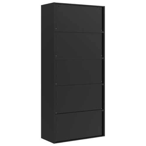 vidaXL File Cabinet Black 90x40x200 cm Steel