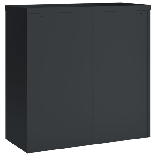 vidaXL File Cabinet Anthracite 90x40x90 cm Steel