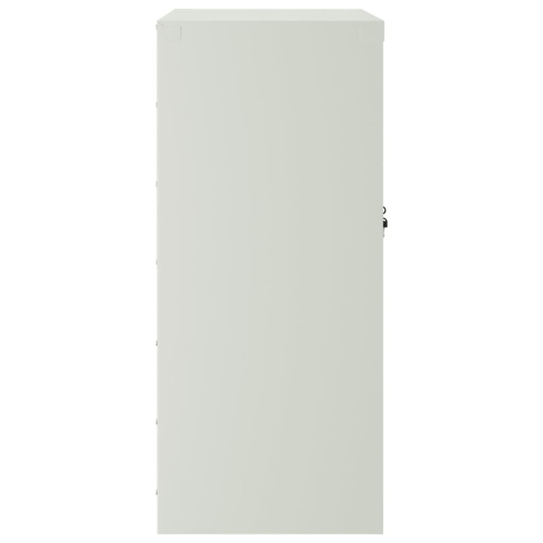 vidaXL File Cabinet Light Grey 79x40x90 cm Steel