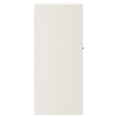 vidaXL File Cabinet White 79x40x90 cm Steel