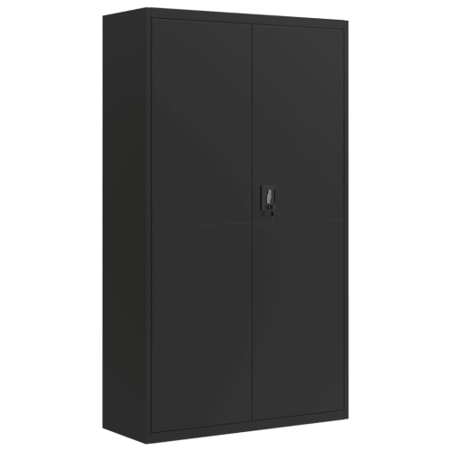 vidaXL File Cabinet Black 105x40x180 cm Steel