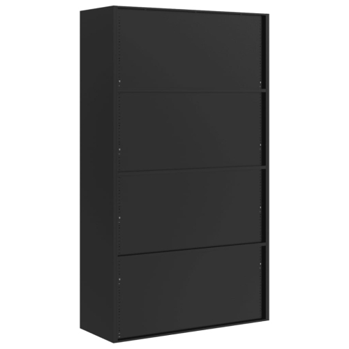 vidaXL File Cabinet Black 105x40x180 cm Steel