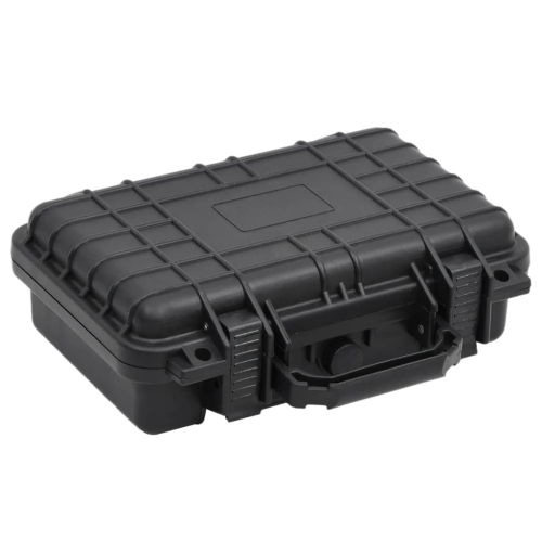 VIDAXL  Portable Flight Case Black 30X22X10 Cm Pp