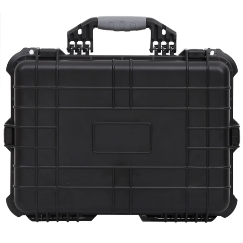 vidaXL Portable Flight Case Black 52x40x19 cm PP