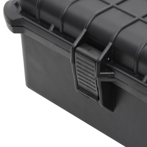 vidaXL Portable Flight Case Black 52x40x19 cm PP