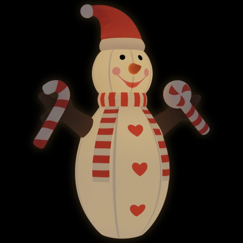 VIDAXL  Christmas Inflatable Snowman With Leds 630 Cm