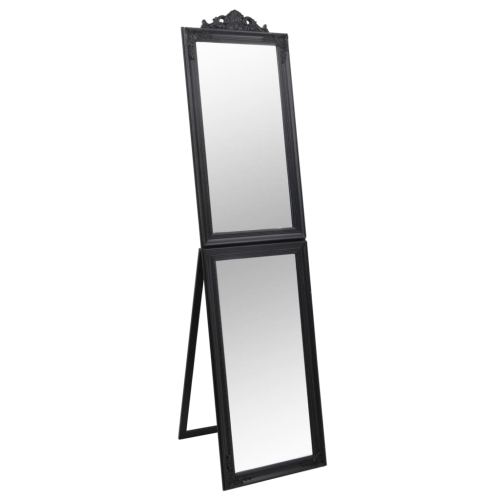 VIDAXL  Free-Standing Mirror 50X200 Cm In Black