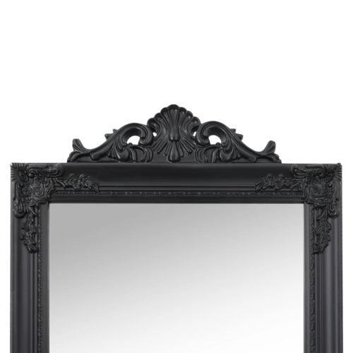 vidaXL Free-Standing Mirror Black 40x160 cm