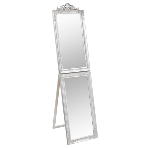 VIDAXL  Free-Standing Mirror 45X180 Cm In Silver
