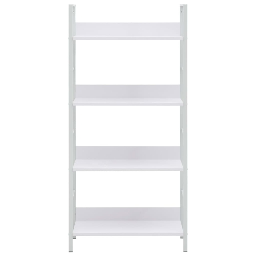 vidaXL 4-Layer Book Shelf White 60x27.6x124.5 cm Engineered Wood