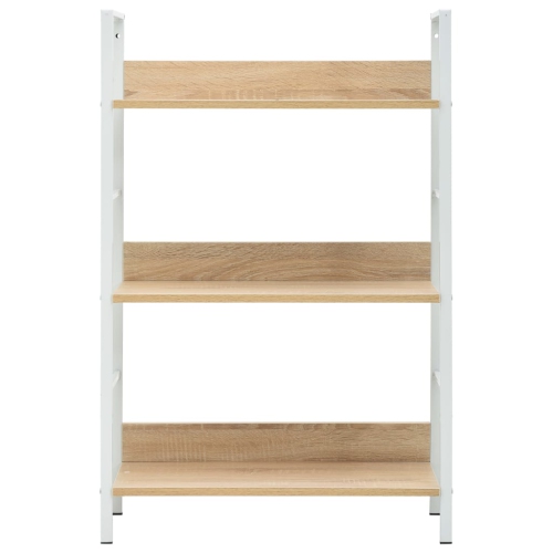 vidaXL 3-Layer Book Shelf Oak 60x27.6x90.5 cm Engineered Wood