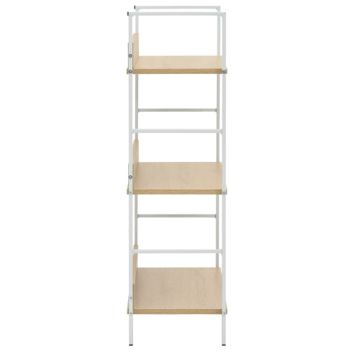 vidaXL 3-Layer Book Shelf Oak 60x27.6x90.5 cm Engineered Wood