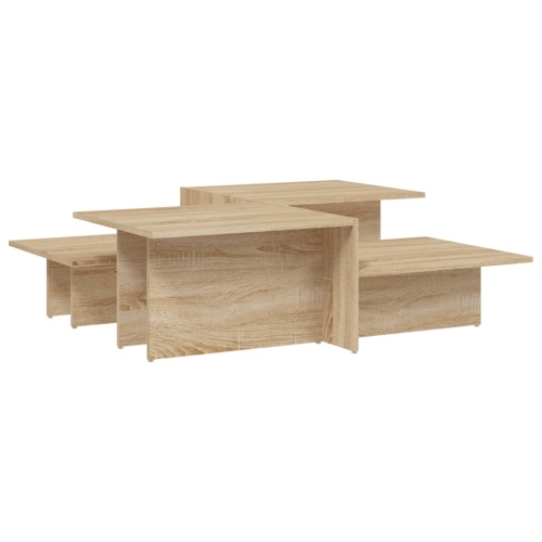 VIDAXL  Coffee Tables 2 PCs Sonoma Oak Engineered Wood
