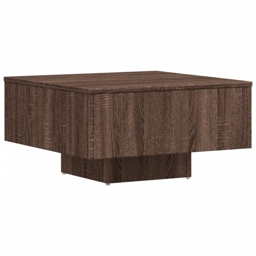 Table basse vidaXL chêne brun 60 x 60 x 31,5&nbsp;cm bois d'ingénierie