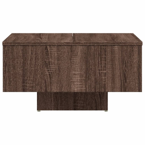 Table basse vidaXL chêne brun 60 x 60 x 31,5 cm bois d'ingénierie