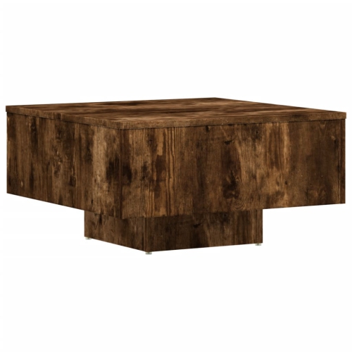 Table basse vidaXL chêne fumé 60 x 60 x 60 x 31,5&nbsp;cm bois d'ingénierie