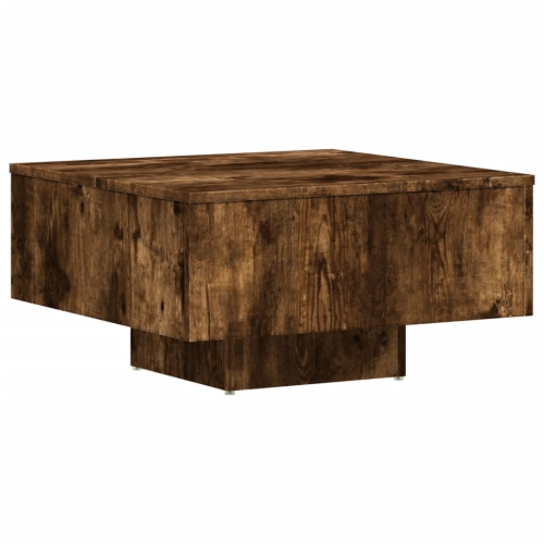 Table basse vidaXL chêne fumé 60 x 60 x 60 x 31,5 cm bois d'ingénierie