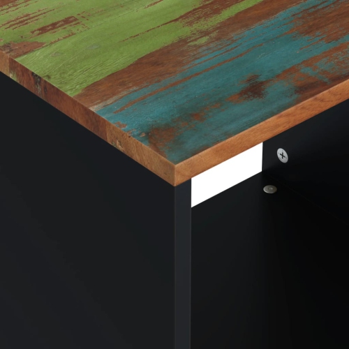 vidaXL Coffee Table 40x31x46 cm Solid Wood Reclaimed&Engineered Wood