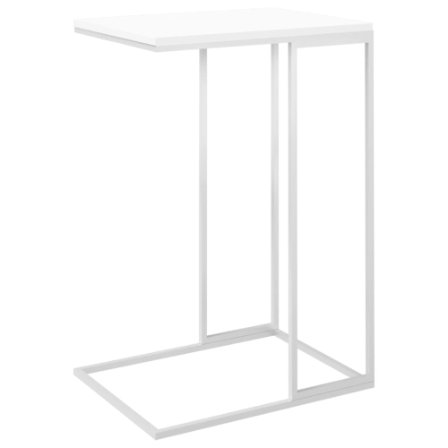 vidaXL Side Table White 40x30x59 cm Engineered Wood