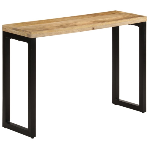 Table console VIdaXL 110 x 35 x 35 po 76&nbsp;cm bois massif rugueux Mangue