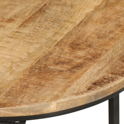 vidaXL Nesting Tables 3 pcs Solid Rough Wood Mango