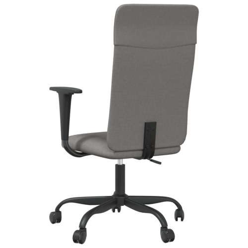 vidaXL Office Chair Dark Grey Fabric