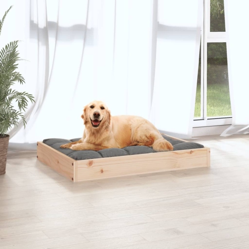 vidaXL Dog Bed 71.5x54x9 cm Solid Wood Pine